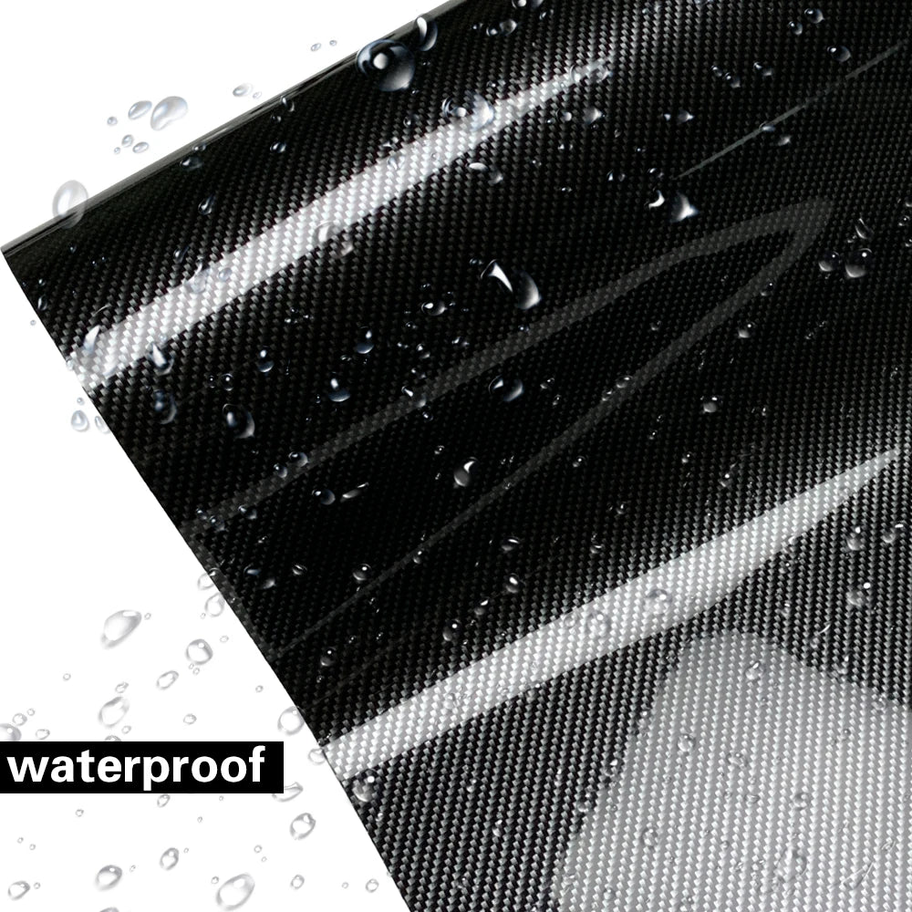 9D Carbon Fiber Vinyl Wrap Film Gloss Black Anti Scratch Waterproof Car Stickers DIY Protective Film Universal Auto Accessories
