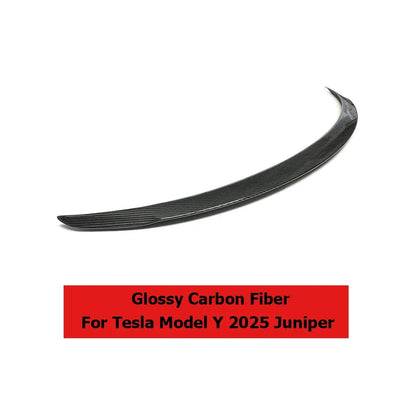 Spoiler For Tesla Model Y 2025 Juniper 2024 Model 3 Highland Real Carbon Fiber Rear Spoiler Trunk Wing Auto Exterior Accessories