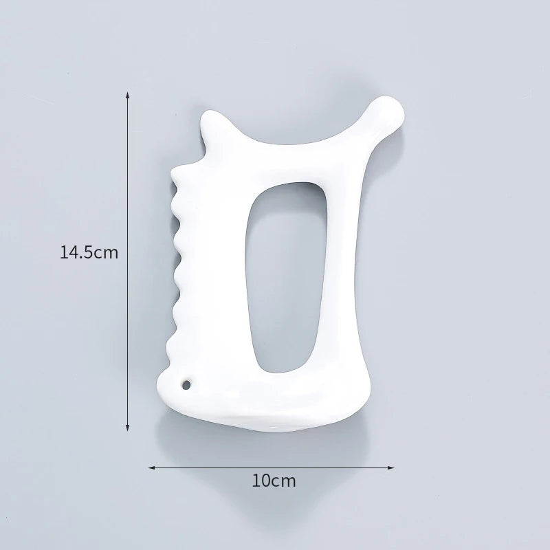 1pcs New Gua Sha Tool Face Massagers Ceramic Gua Sha Scraper Board For Face Lift Slimmer Skin Tightening Facial SPA Massage Tool