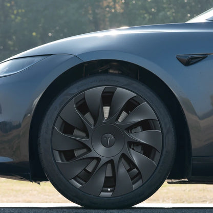 4PCS Hubcaps for Tesla Model 3 Highland 2026 Standard 18Inch Full Rim Covers Replacement Wheel Cover Accessories Only for Standa