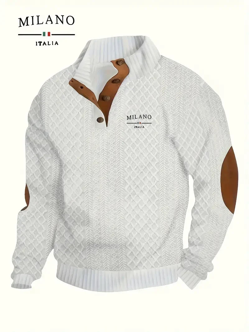 The 2025 New Trendy Stand-Up Collar Hoodie Is Fashionable and Popular Comfortable for Travel and Daily Commuting for Men