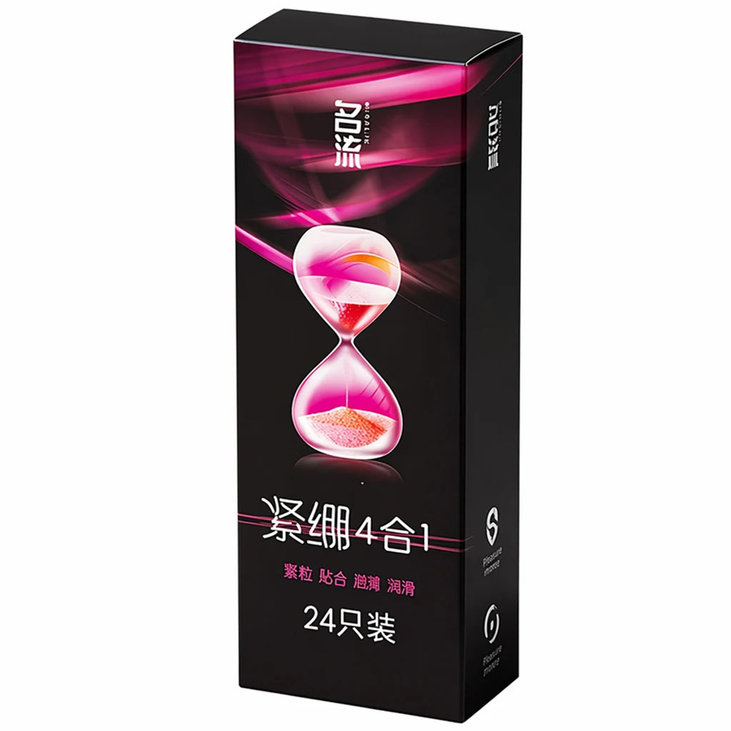 24Pcs 49mm Snug Fit Condoms Ultra Thin Textured Dotted Latex Safe Sex Protection Bulk Value Pack Intimate Care