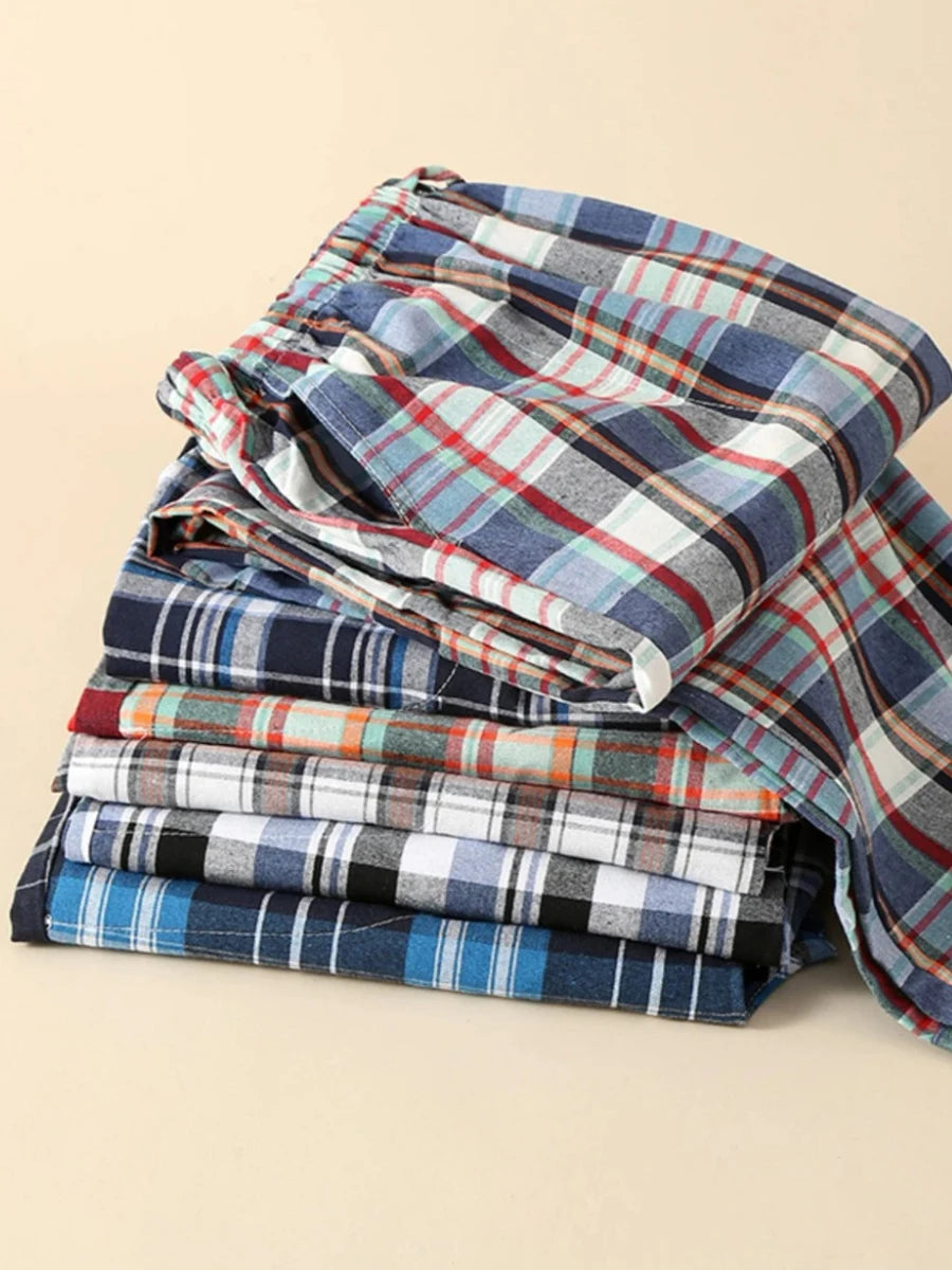 Spring, Autumn and Winter Men's Single-Piece Pajama Pants, Thickeneded Pants, Plus Fat, Large Size, Casual, Can Be Worn Outside, Fashionable Home Pants