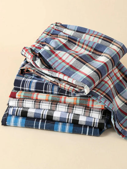Spring, Autumn and Winter Men's Single-Piece Pajama Pants, Thickeneded Pants, Plus Fat, Large Size, Casual, Can Be Worn Outside, Fashionable Home Pants