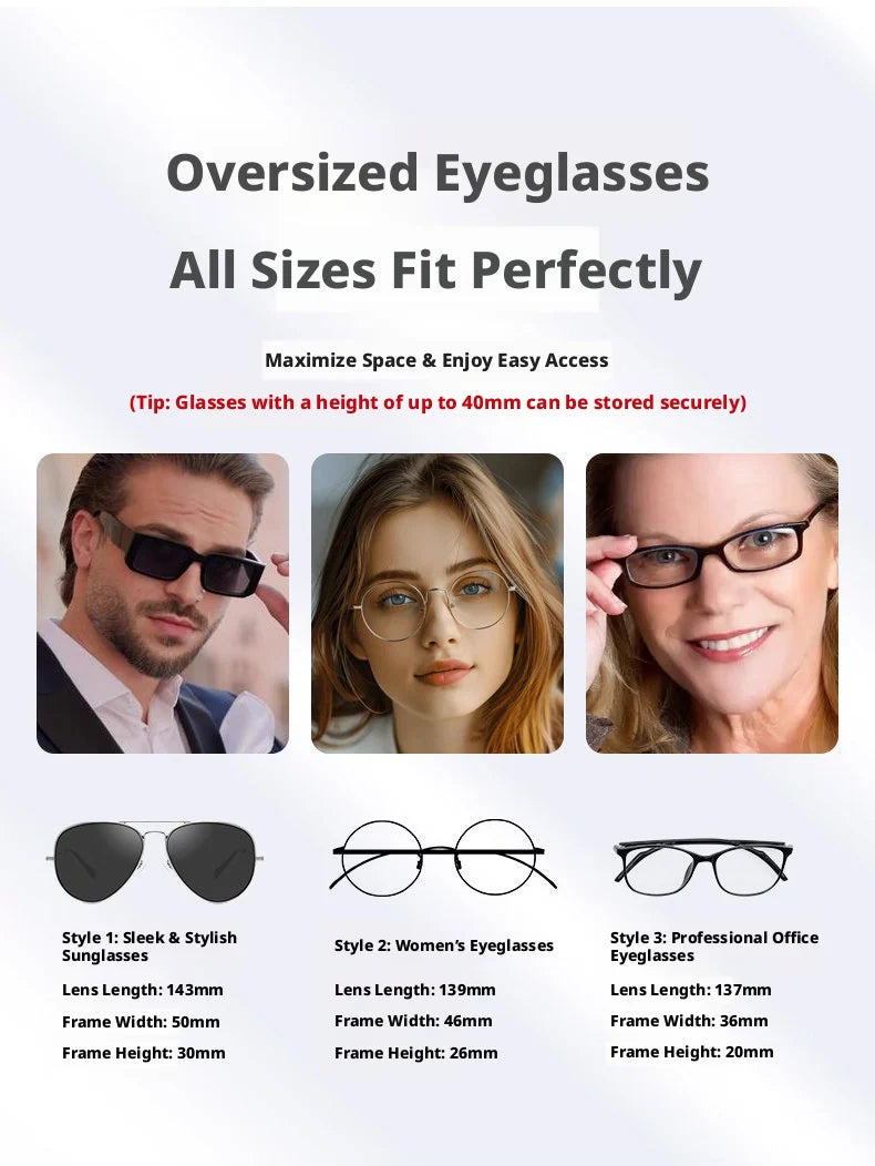 Compatible with Geely Galaxy L7 eyewear case L6/E5/Starship 7EMi car sunglasses holder, car sunshade storage box.