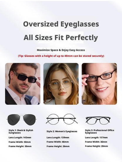 Compatible with Geely Galaxy L7 eyewear case L6/E5/Starship 7EMi car sunglasses holder, car sunshade storage box.