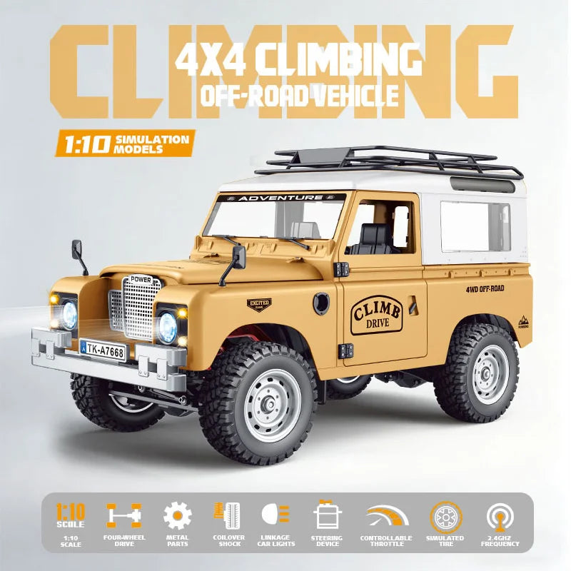 In Stock New 1:10 Full Scale Pickup All Terrain Simulation Off Road Climbing Vehicle RC CAR
