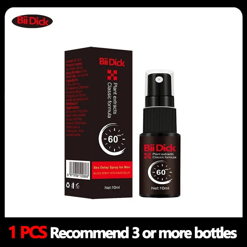 Male Penile External Use Sex Spray Long Lasting 60 Minutes Spray For Men Premature Ejaculation Fast Erecting Adult Product
