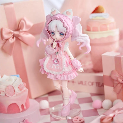 Genuine The Luluelf Story Mystic Realm Pact Series 1/8 Action Figure Bjd Blind Box Limited Hang Card Doll Model Collect Toy Gift