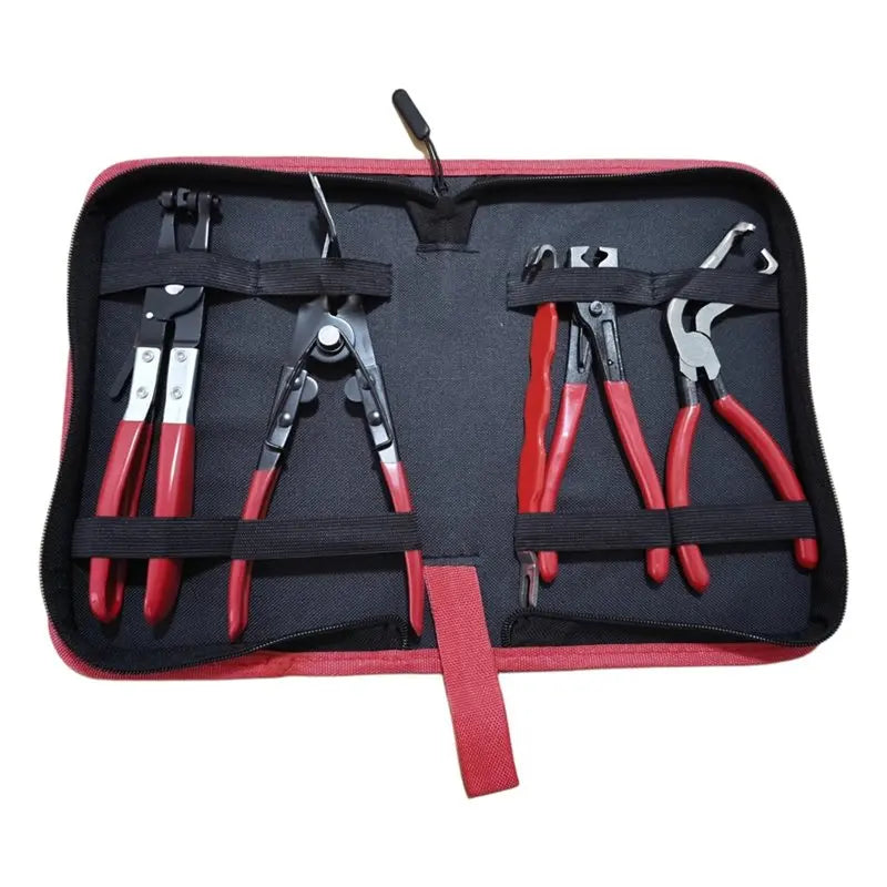 LLCS-5Pcs Automotive Electrical Disconnect Pliers Kit, Hose Clamp Pliers Set, Terminal Removal Tool For Car Wire Harnesses