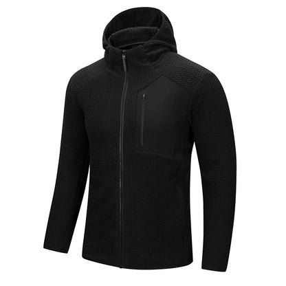 Fashionable and Versatile Warm Hooded Coats, High-quality Men's Zipper Coats for Fall/winter,Casual Sports Fitness Sweatshirts
