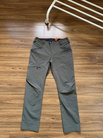 Men's Outdoor Hiking Lightweight Breathable Windproof Waterproof Soft  Cargo Pants Straight Leg Casual Trousers