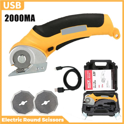 Cordless Electric Scissors Multi Electric Cutter Shear For Cardboard Leather Fabric Cloth SewingCarpet Electric Cutting Tool 4v