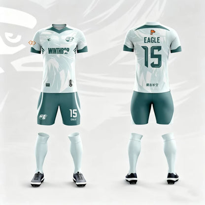Custom Sublimation Football Jersey Sets Breathable Football Uniform Team Soccer Jersey Set Training Soccer Uniform For Men