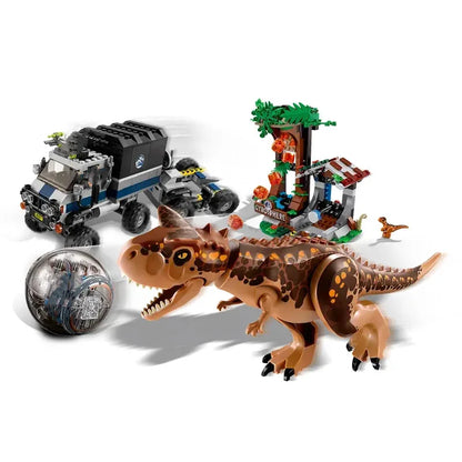 Brands Brick Sets Series Building Blocks Carnotaurus sastrei‌‌ Gyrosphere Escape Dinosaur 75929 World Park Toys Kids Gift