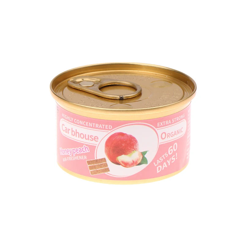 Creative Car Aromatherapy Wooden Blocks Canned Deodorizing Fiber Air Freshener Coffee Fruits Flavor Interior Deodorant Supplies