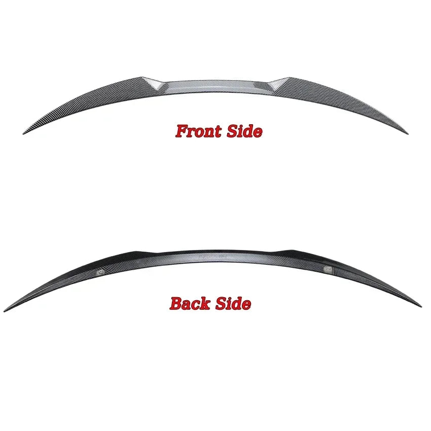 Carbon Look Car Trunk Spoiler Rear Spoiler For Alfa Romeo Giulia 2016-2023 Roof Splitter Tail Wing Body Kit Gloss Black Trim