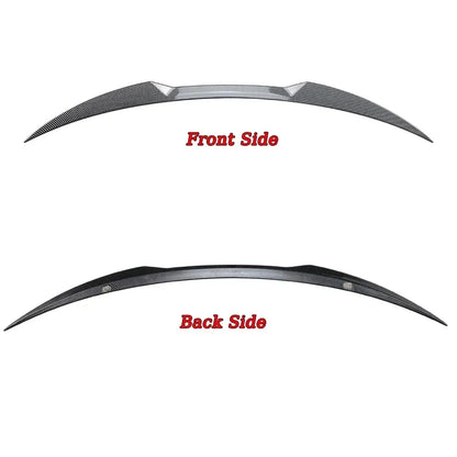 Carbon Look Car Trunk Spoiler Rear Spoiler For Alfa Romeo Giulia 2016-2023 Roof Splitter Tail Wing Body Kit Gloss Black Trim