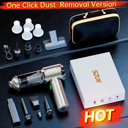 SZUK C012 985000Pa Car Vacuum Cleaner Strong Suction Portable Handheld Wireless Car Cleaner Mini Vacuum Cleaner Cleaning Machine