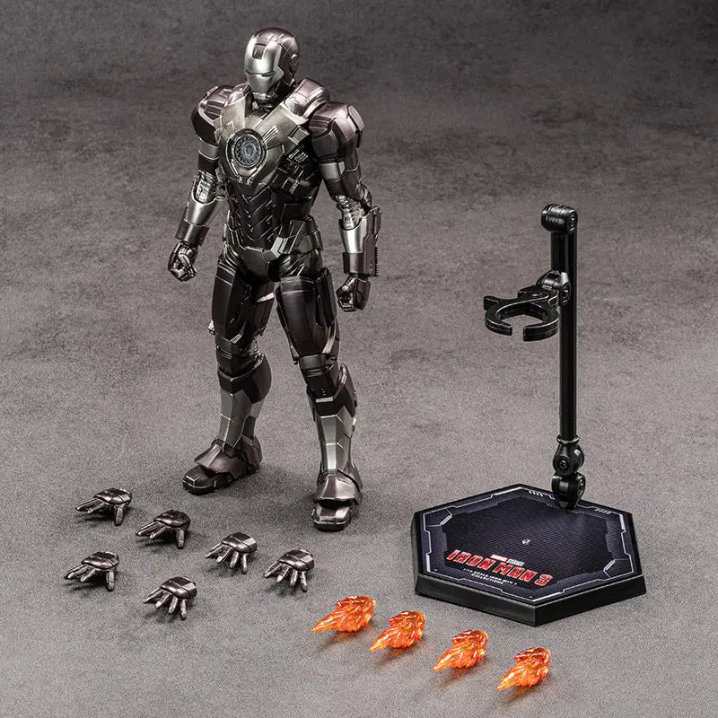 ZD Toys Iron Man MK8 MK34 MK20 MK32 MK31 MK18 MK28 Action Figures Tony Stark Movable Anime Mecha Model Avengers Collection Toys