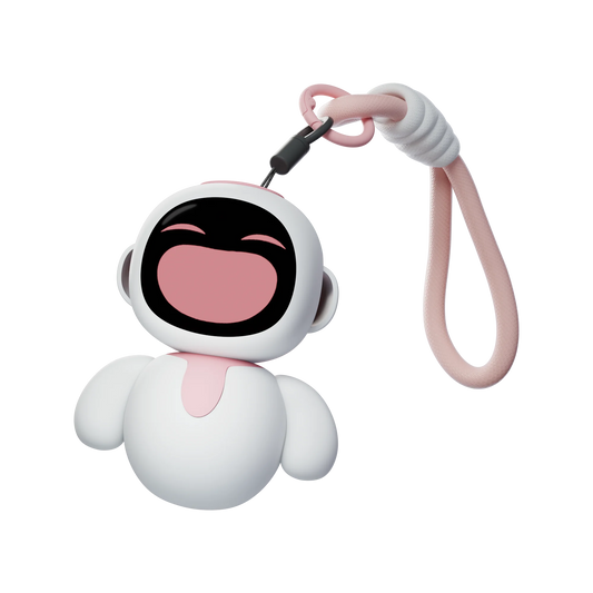 ENERGIZE LAB Eiliko Aquamarine Your Tiny AI Charm Robot That Matches Every Daily Outfit,Fun Electronic Pendant Toys,for Couples