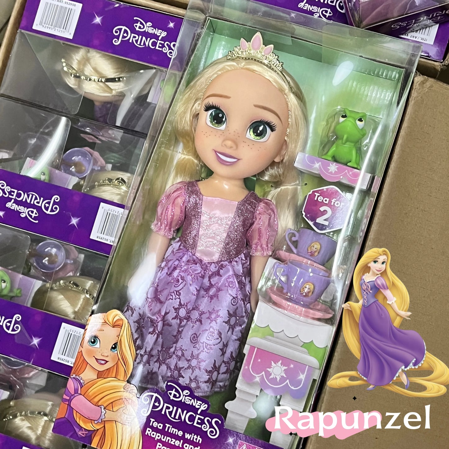 Hot Toys Disney Princess Doll Rapunzel Ariel Big Size Princess Doll Gift for Girl
