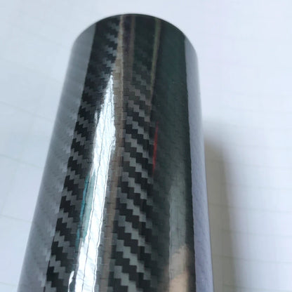 10/20/30/40/50*152cm Black Matte 3D 4D 5D Carbon Fiber Vinyl Car Wraps Auto Satin Film Vehicle Sticker with Different Size/Roll