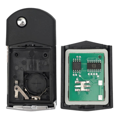Okey Flip Remote Car Key 433MHz 4D63 AFTS Chip For Mazda 2 3 5 6 Mitsubishi system SKE126-01 SKE126-A1