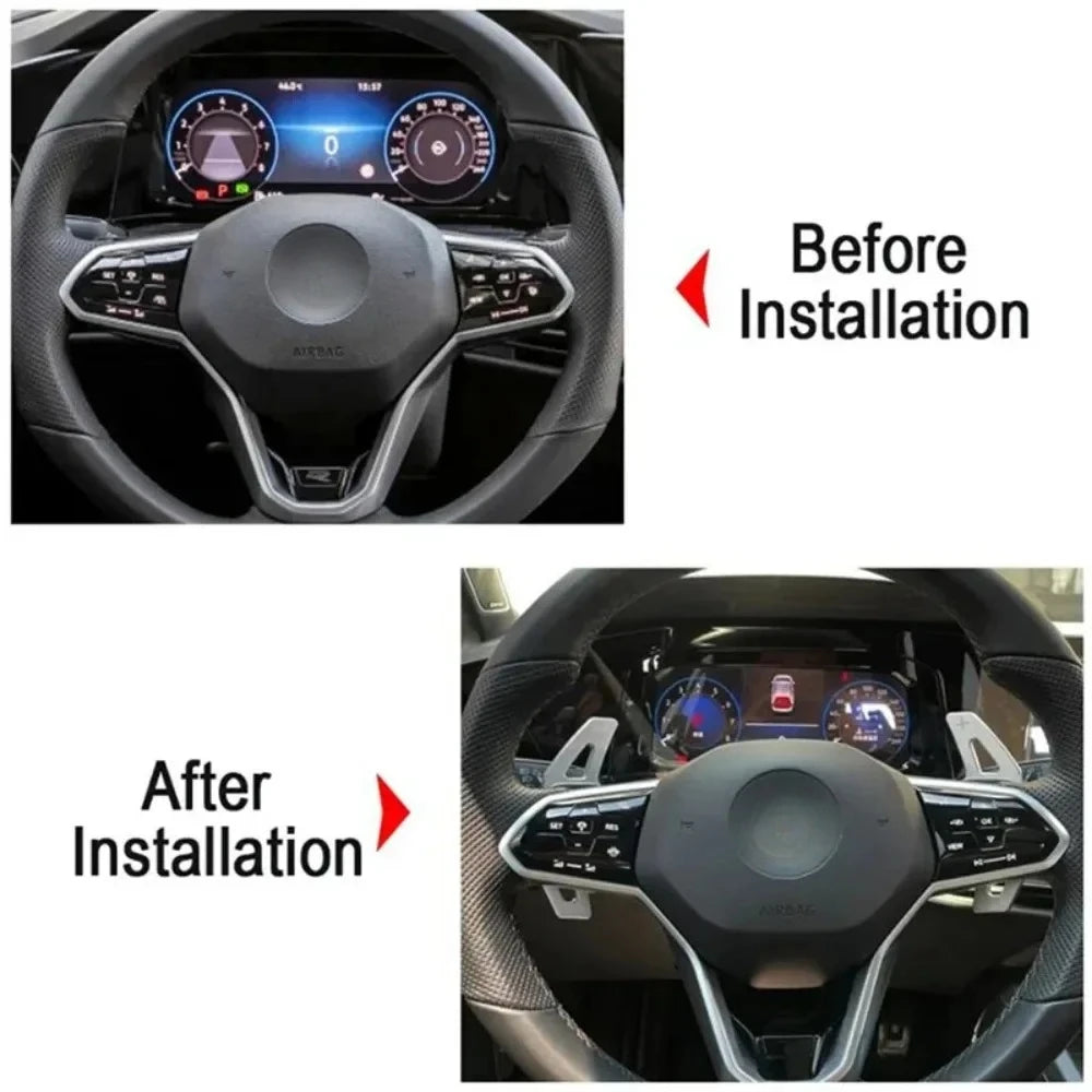Steering Wheel DSG Paddle Shifter Extend for Volkswagen Tiguan MK2 VW Arteon 2022 Golf7 8Variant Alltrack MK7 T-Cross Passat B8