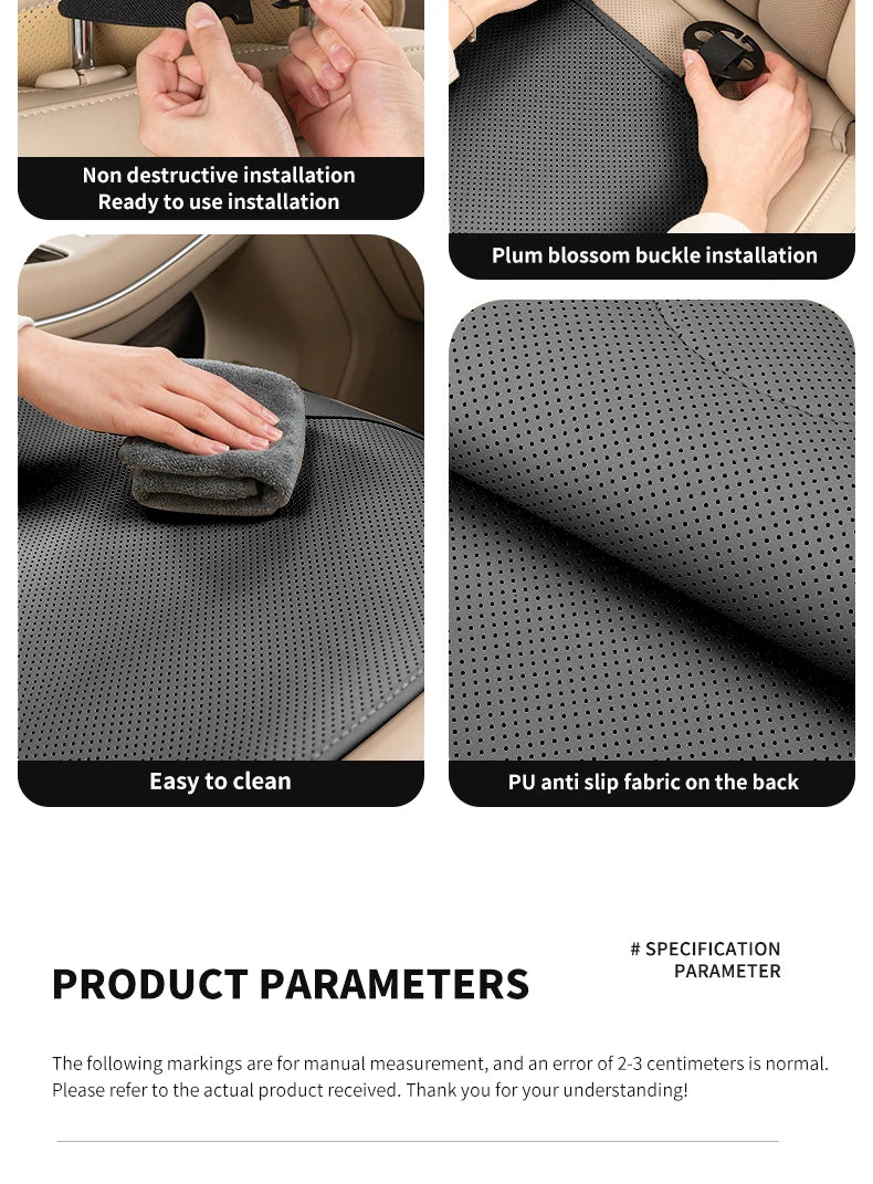 Car Seat Cushion For BYD Seal U Atto3 Atto2 Dophn Seagull S6 S7 Tang X Dream Breathable Front & Rear Seat Protective Cover