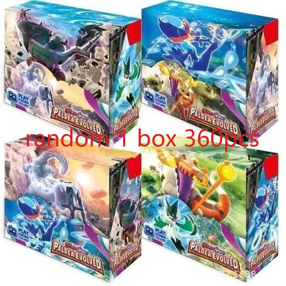 360 Pcs/Box Pokemon Card SCARLET&VIOLE 151 Astral radiance Evolutions Ultra Prism English Booster Battle Transaction Card