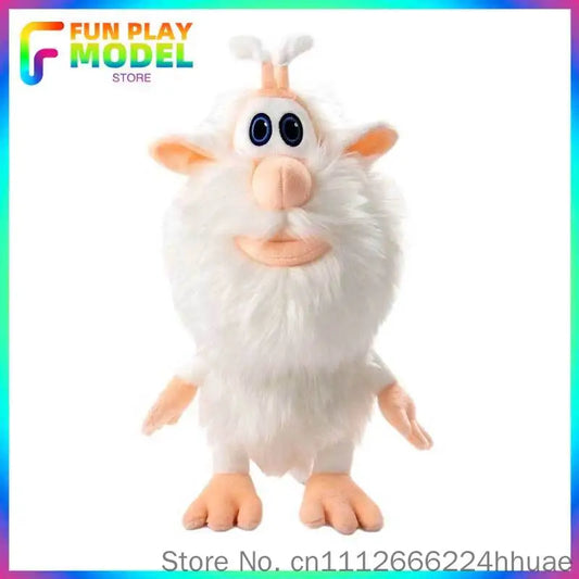 30cm Booba Plush Toy Cartoon Anime Soft Fluffy Cute Stuffed Doll Desktop Ornament Gift Soothing Companion Doll Sleeping Pillow