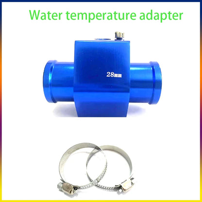 Water Temperature Sensor Head Joint Sensor Radiator Adapter 1/8NPT 12V 24V Digital Water Temperature Gauge Voltmeter