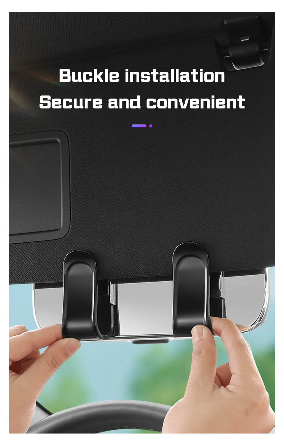 For Xpeng G6 P7 P7i X9 G3 G3i G9 P5 X2 N5 F30 H93 Car Visor Glasses Case Portable Accessories Sunglasses Holder Eyeglasses Box