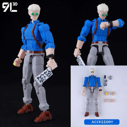 9L3D T13 Jujutsu Kaisen Itadori Figure LUCKY13 Training Ver. JJK Titan13 Multi-Jointed Movable Dummy13 Stress Relief Toys Gifts