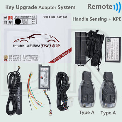 DR Smart Card Adapter (Upgrade) System Handle Sensing Keyless Entry (PKE) Car Remote Key For Mercedes Benz A B C E S Class