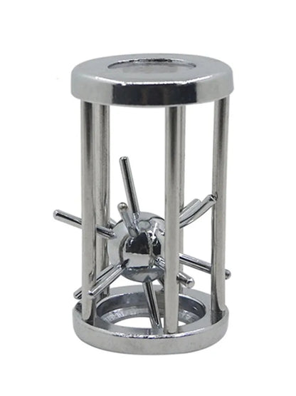 Lock Unlock Cage Star Metal Brain Teasers Kids Adults IQ Challenge Games To Test Your Patience Toys Hobbies Rompecabezas