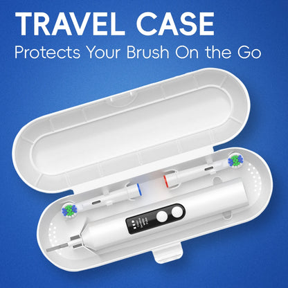 Rotary Electric Toothbrush with 4 Modes, Smart Timer & Wireless Charge, Waterproof Tooth Brush Compatible with Oral B Brush Head