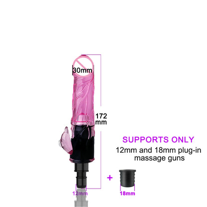 2026 Mini Massage gun Automatic Silent Sex Machine Male Female Sex Toy Masturbator Enhance Pleasure Dildo Vibrator Adult Gift