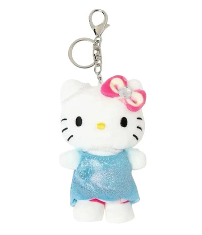 Cartoon JK Uniform Hello Kitty Y2K Gal Black Skin pink Leopard plush Doll Backpack Keychain Sanrio Stuffed  KT cat toys Pendant