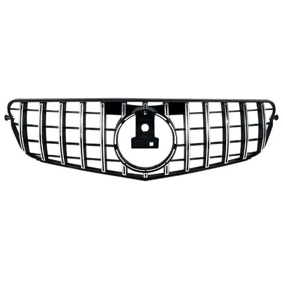 XVIP AMG Style Front Bumper Grille For Mercedes Benz C-Class W204 2008-2014 C180 C200 C350 S204 Glossy Black GTR Style Grille