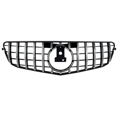 XVIP AMG Style Front Bumper Grille For Mercedes Benz C-Class W204 2008-2014 C180 C200 C350 S204 Glossy Black GTR Style Grille