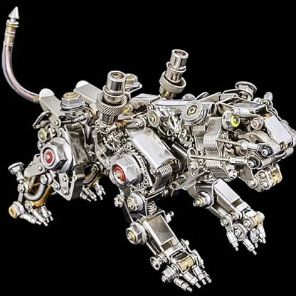 700pcs+ Bengal Tiger  3D Mechanical Metal Assembly Model Kits DIY Mechanical Puzzle Animal Toys For Children Adults