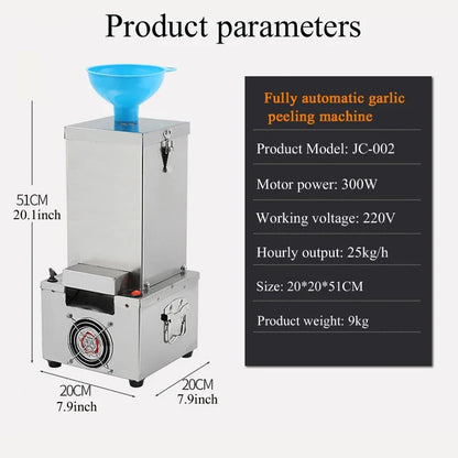 PBOBP Small Professional Commercial Automatic Whole Garlic Peeler Garlic Skin Separate Peeler Garlic Peeling Machine