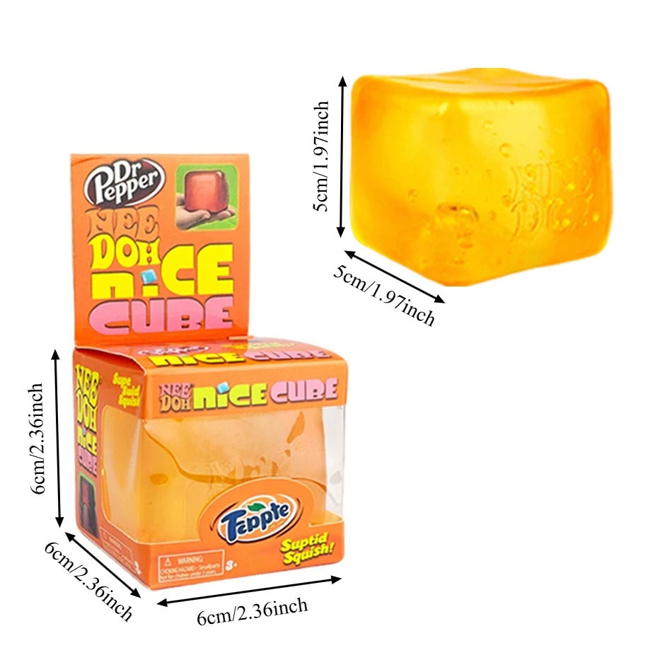 Bestselling Product Nee doh Squeeze Blind Box Gift Supplies sensory toy, pinch and pressure reducing cube, squeeze able needoh
