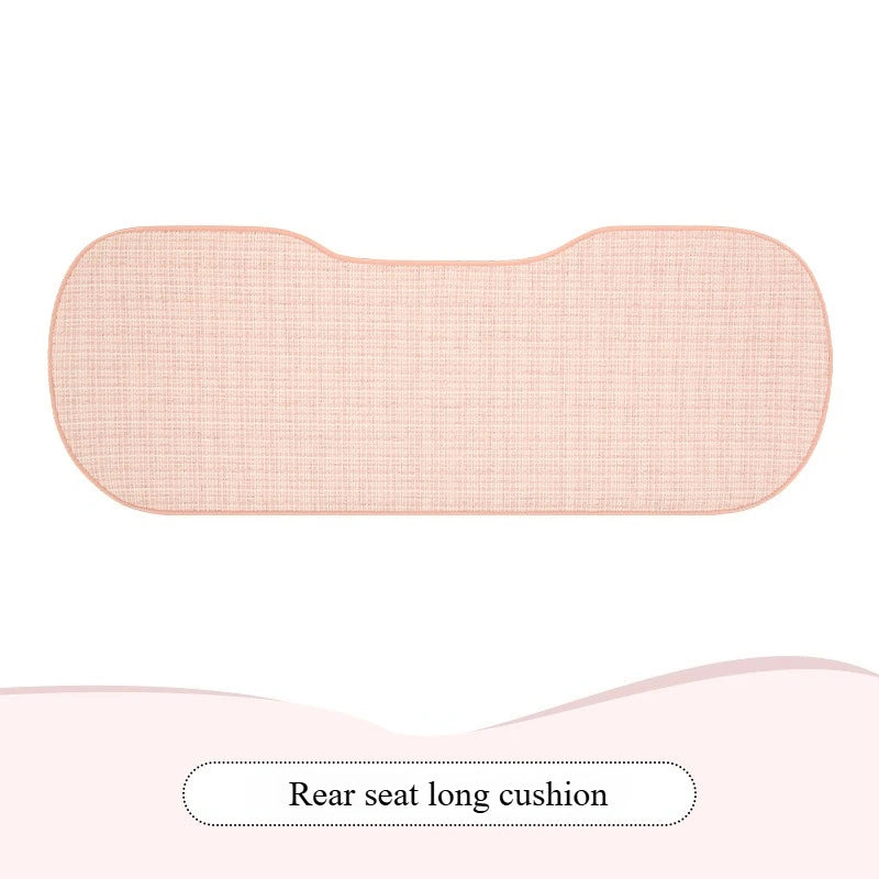 Bear Plush Seat Cushion Cover Universal Skin-Friendly Cute Soft Car Pillow Case Autumn Winter Decorative Seat Accessories
