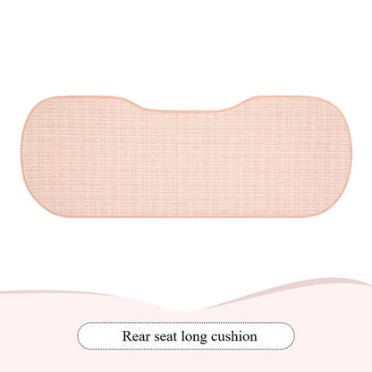 Bear Plush Seat Cushion Cover Universal Skin-Friendly Cute Soft Car Pillow Case Autumn Winter Decorative Seat Accessories