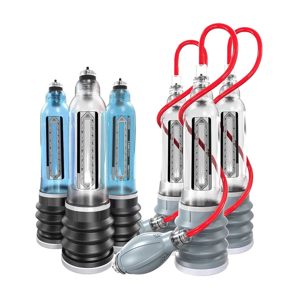 Male Penis Pump Water Vacuum Pump For Men Penis Enlargement Pump Dick Extender Cock Exercises Pump Glans Trainer Adults Sex Toys