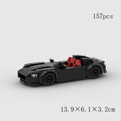 MOC Speed Sports Super Race Car Model Building Blocks Pickup Police Bricks City Racing Vehicle SUV Technical Rally Sport Toy