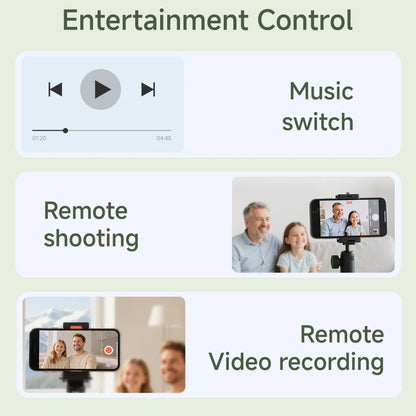 New Keypad Dual Button E-book Page Turner For Tablet Mobile Phone Blue Tooth Remote Control Swipe Short Videos For Android/IOS